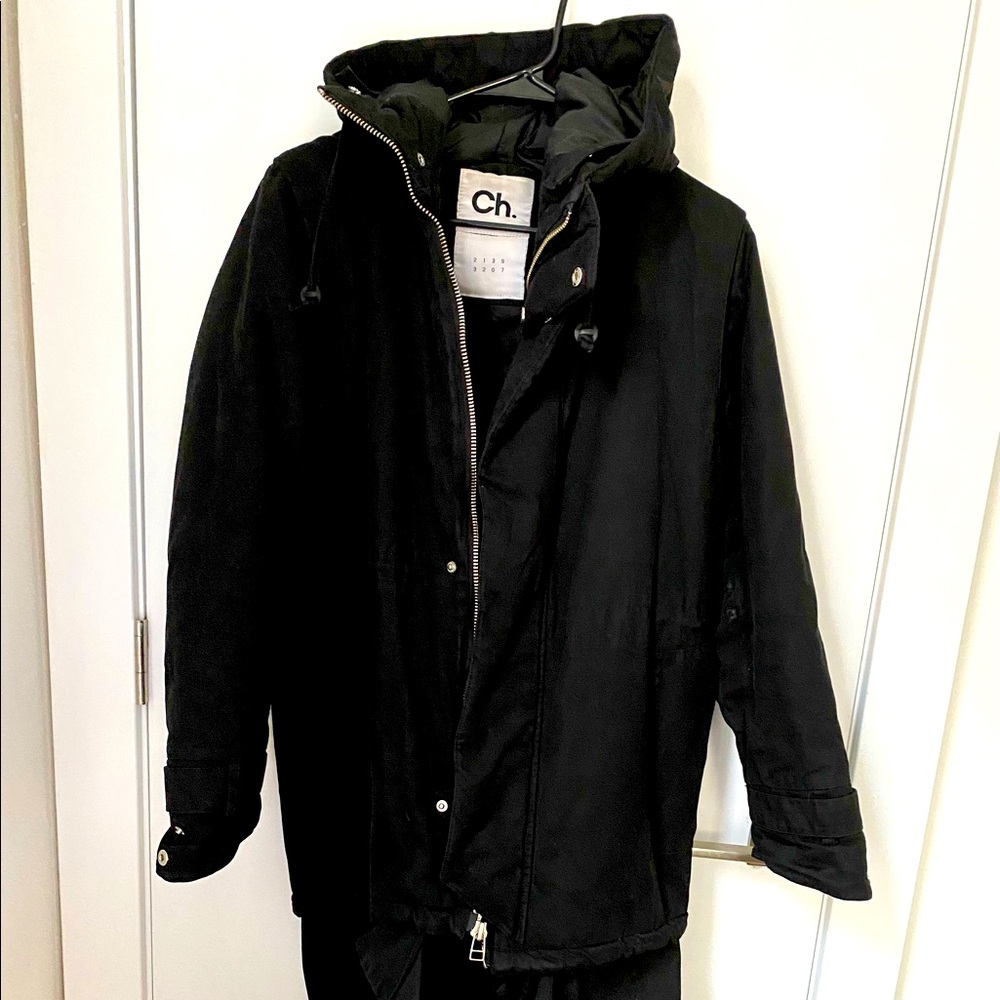 Chapter Men’s Black Coat W/ Removable Bottom Layer
